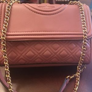 Tory Burch Fleming Lamskin Bag NWT